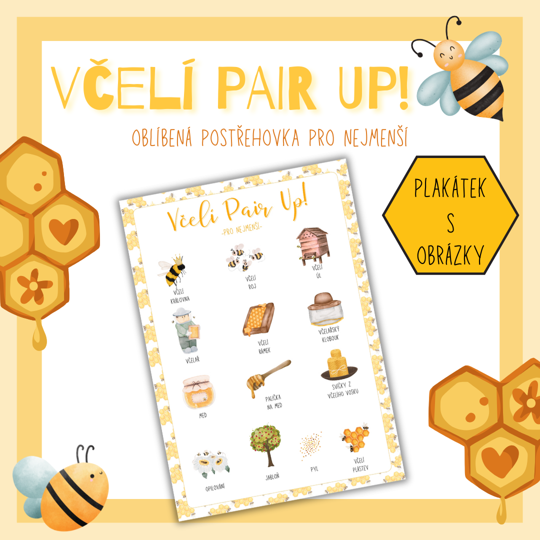 Včelí Pair Up! pro nejmenší v PDF