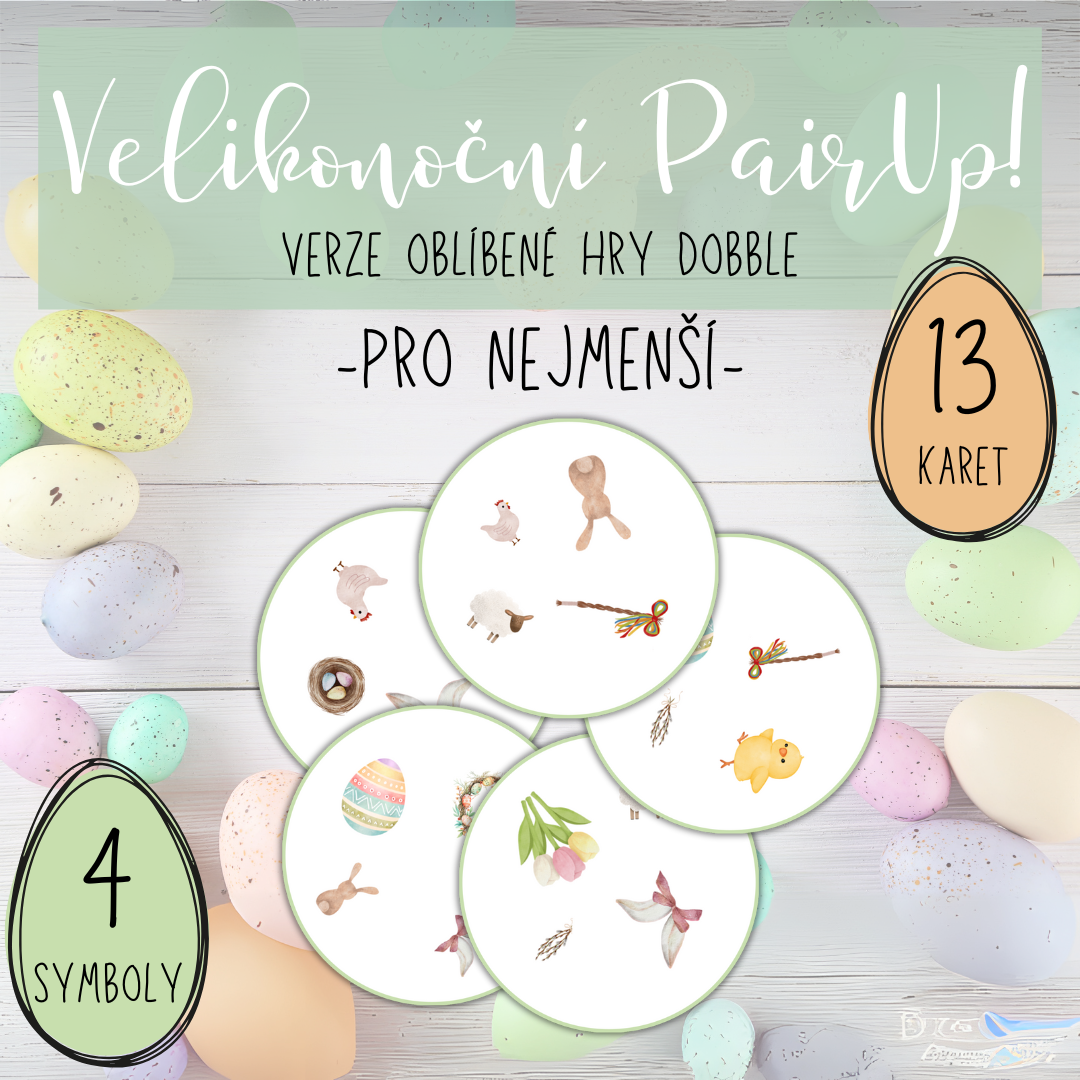 Velikonoční Pair Up! Pro Nejmenší v PDF
