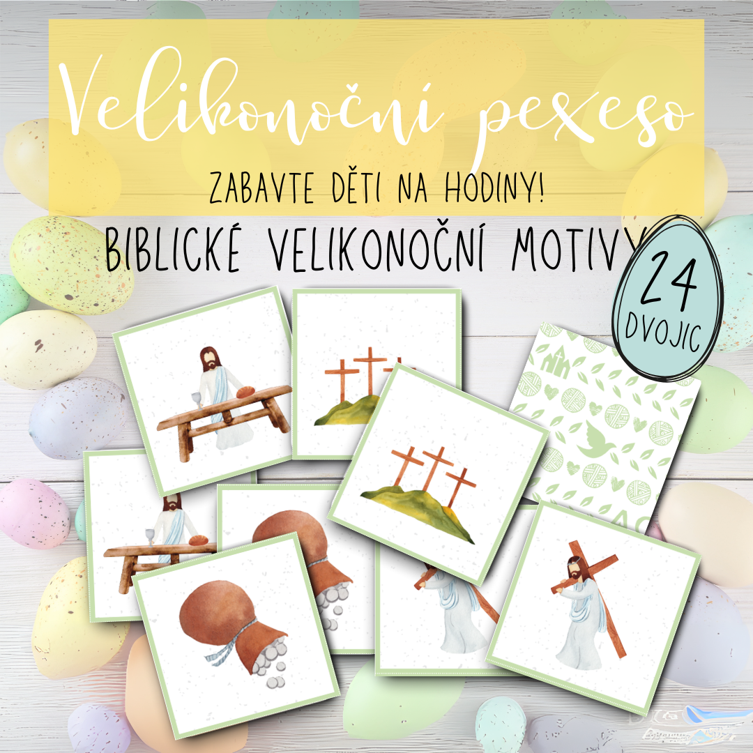 Velikonoční pexeso - Biblické motivy - PDF